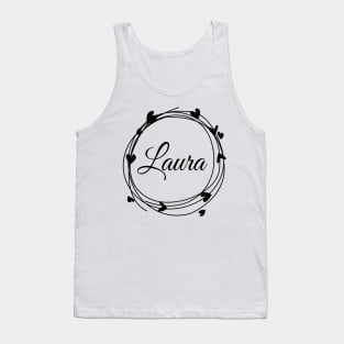 Laura name cute design Tank Top